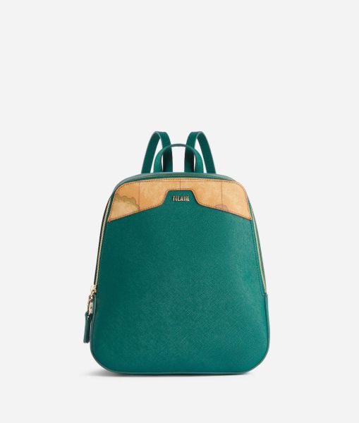 Alviero Martini Women Backpacks, Bucket & Belt Bags Glam City Backpack Emerald Green Comfortable