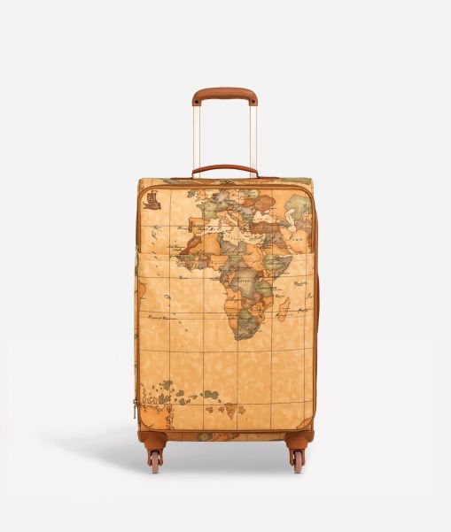 Travel Bags Pioneer Geo Classic Medium Suitcase Women Alviero Martini