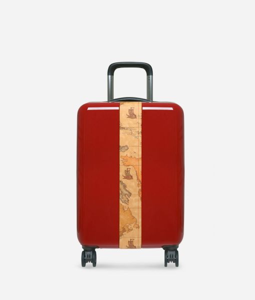 Alviero Martini Travel Bags Secure Solid Case Small Suitcase In Geo Classic Women