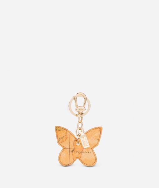 Alviero Martini Geo Classic Butterfly Shaped Key Ring Women Card Cases & Keyrings Classic