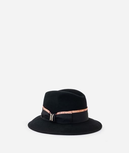 Alviero Martini Women Fresh Felt Hat Black Hats
