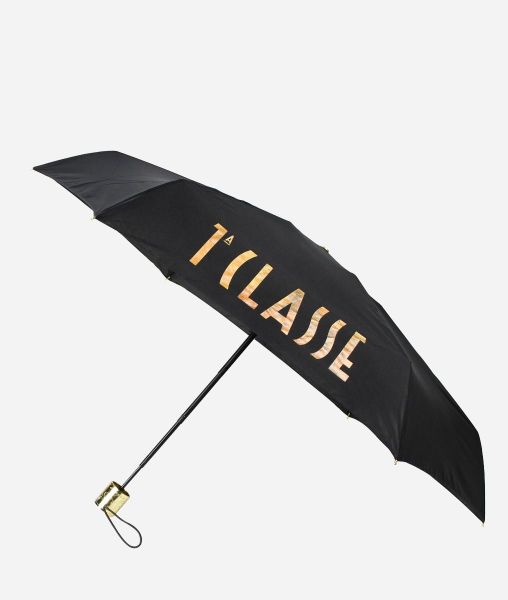 Women Wholesome Umbrellas 1ᴬ Classe Supermini Geo Logo Umbrella Black Alviero Martini