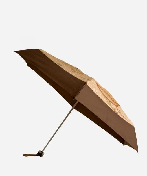 Mini Umbrella In Bicolour Geo Classic Fabric Umbrellas Women Alviero Martini Convenient