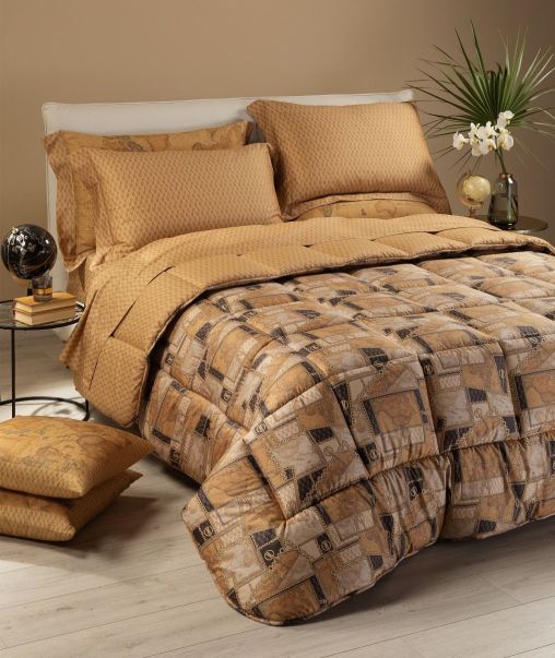 Women Textile Dependable Alviero Martini Geo Classic Double Quilted Bedspread
