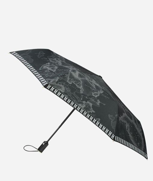 Alviero Martini Umbrellas 1ᴬ Classe Geo Mini Umbrella Black Men Classic