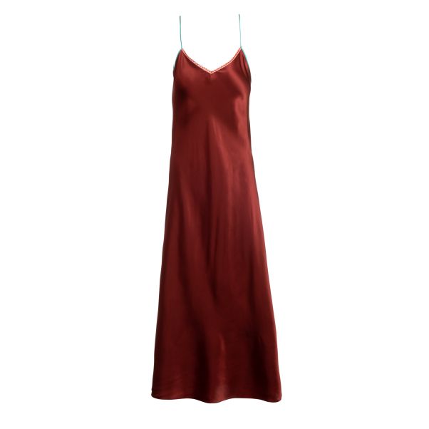 Dresses Copper Lace-Trim Maxi Slip Dress Dannijo Women