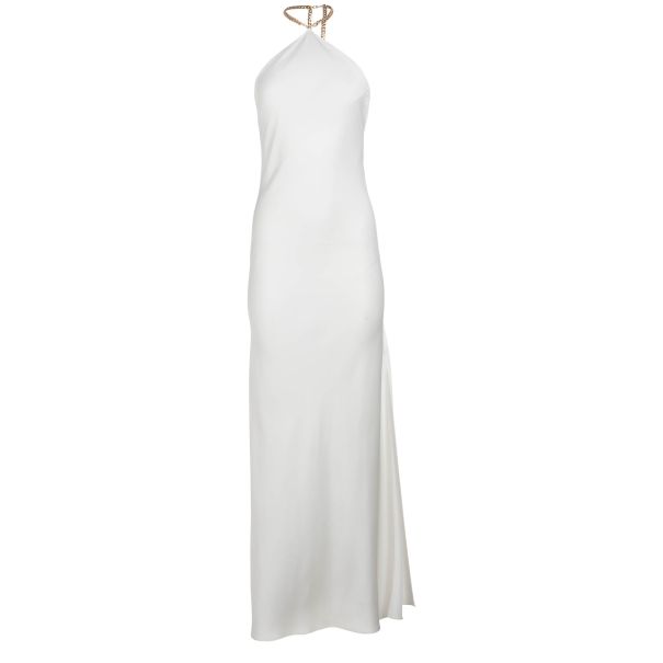 Ivory Halter Maxi With Chain Dannijo Dresses Women