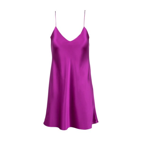 New Fuchsia Mini Slip Dress Women Dannijo Dresses