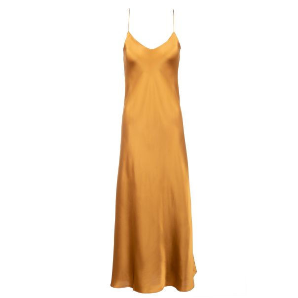 Dannijo Dresses New Bronze Mossy Maxi Slip Dress Women