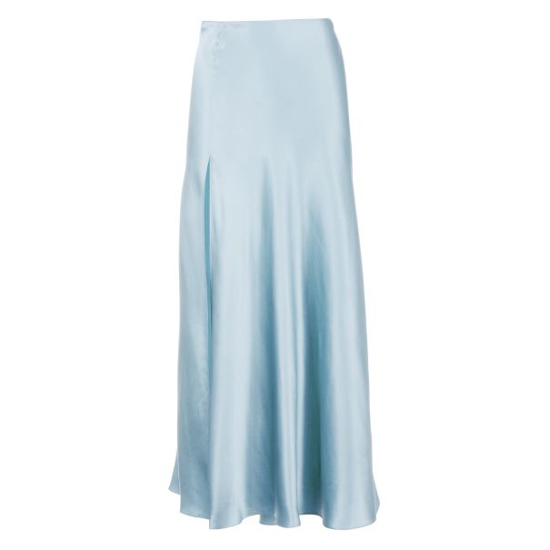 Bottoms Dannijo Women Blue Mist Midi Skirt With High Slit