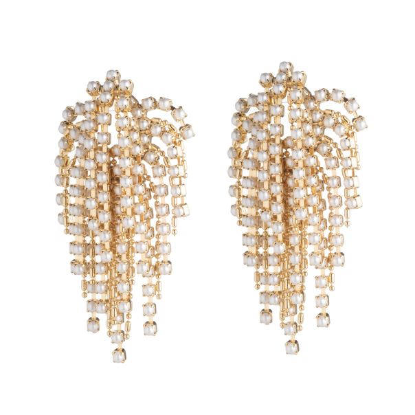 Women Cecile - Pearl Earrings Earrings Dannijo