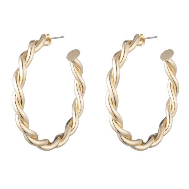 Dannijo Earrings Gemma Gold Hoop Earrings Women